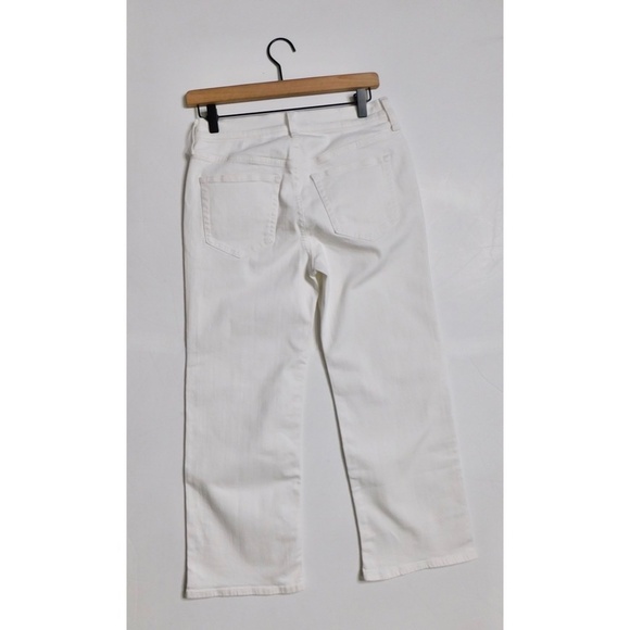 NWT!! J. CREW Petite Slouchy Jeans Solid White Denim Button Fly 29P 29 Petite - Picture 9 of 16